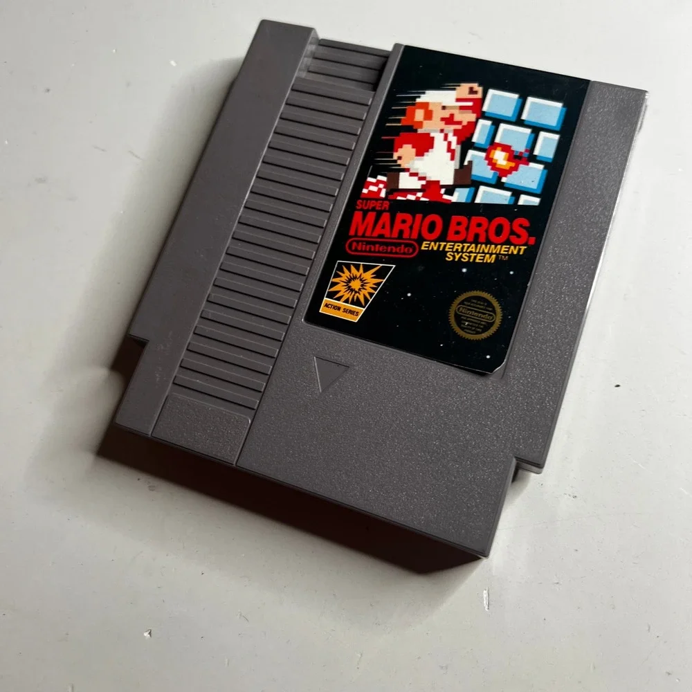 Super Mario Bros Nintendo NES Game Cartridge 3-Screw Action Series Retro Classic